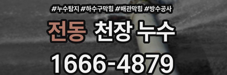 전동 천장 누수
