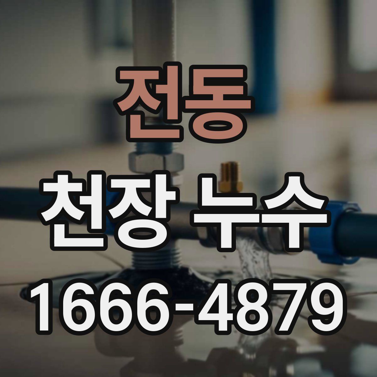 전동 천장 누수