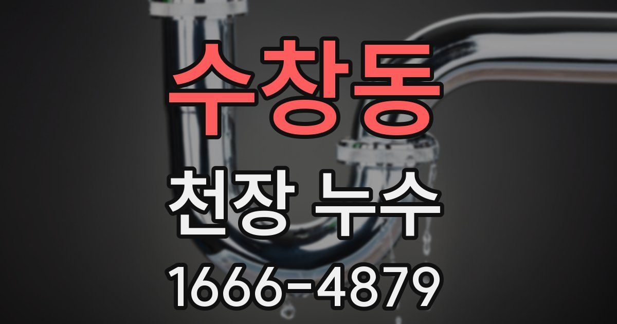 수창동 천장 누수