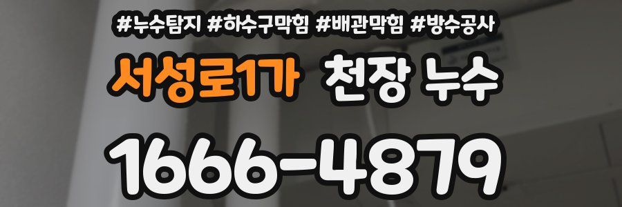 서성로1가 천장 누수