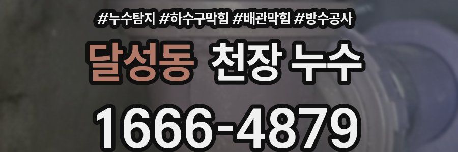 달성동 천장 누수