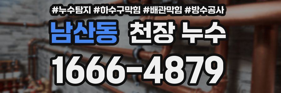 남산동 천장 누수