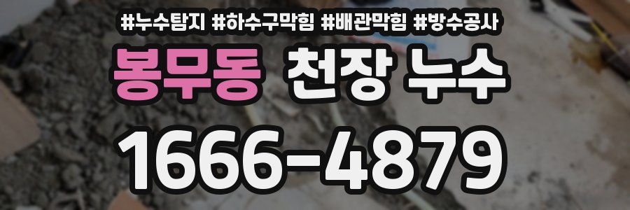 봉무동 천장 누수