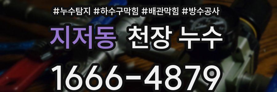 지저동 천장 누수