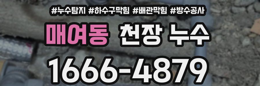 매여동 천장 누수