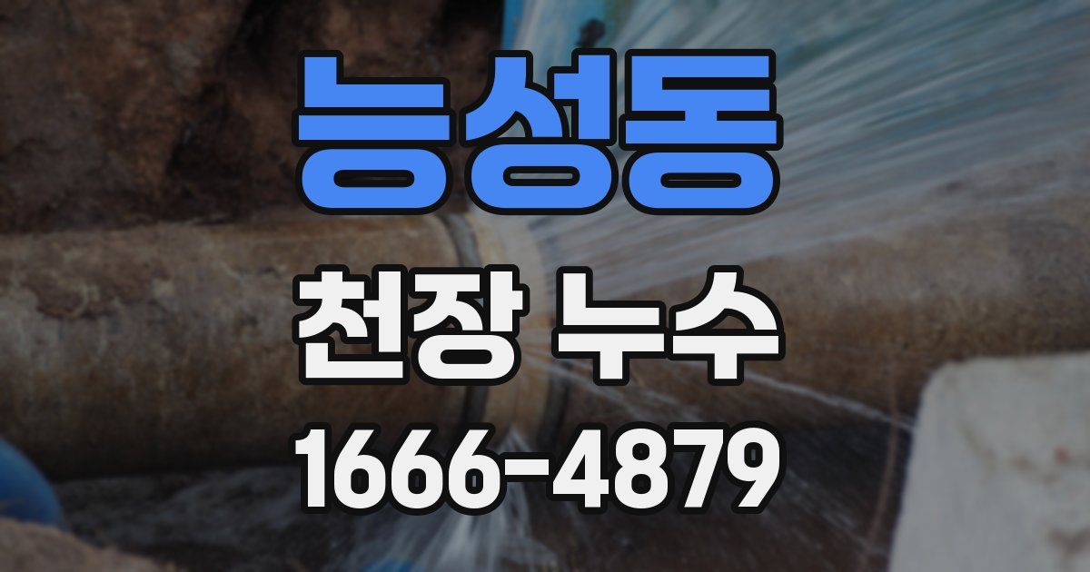 능성동 천장 누수