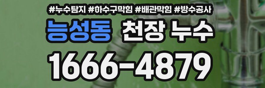 능성동 천장 누수