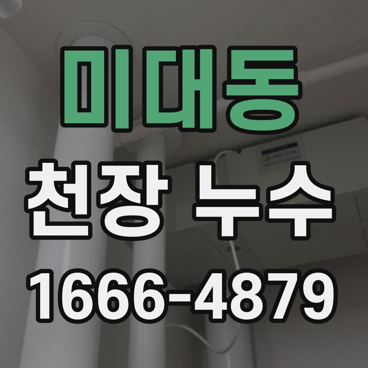 미대동 천장 누수