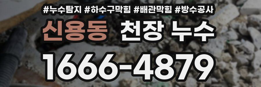 신용동 천장 누수