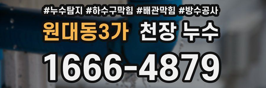 원대동3가 천장 누수