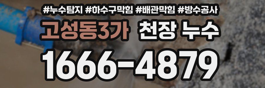 고성동3가 천장 누수