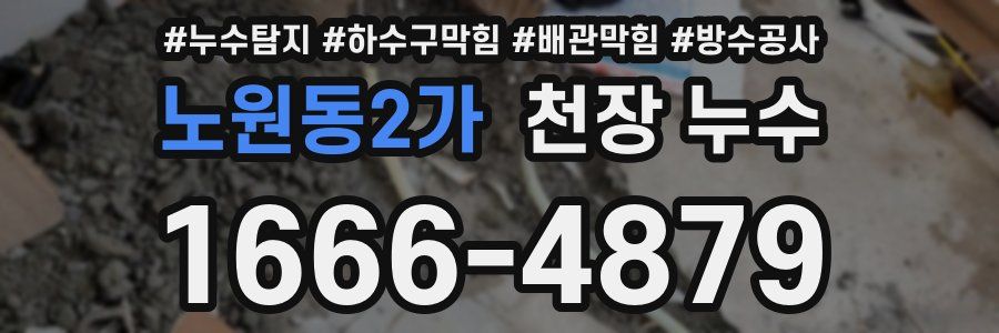 노원동2가 천장 누수