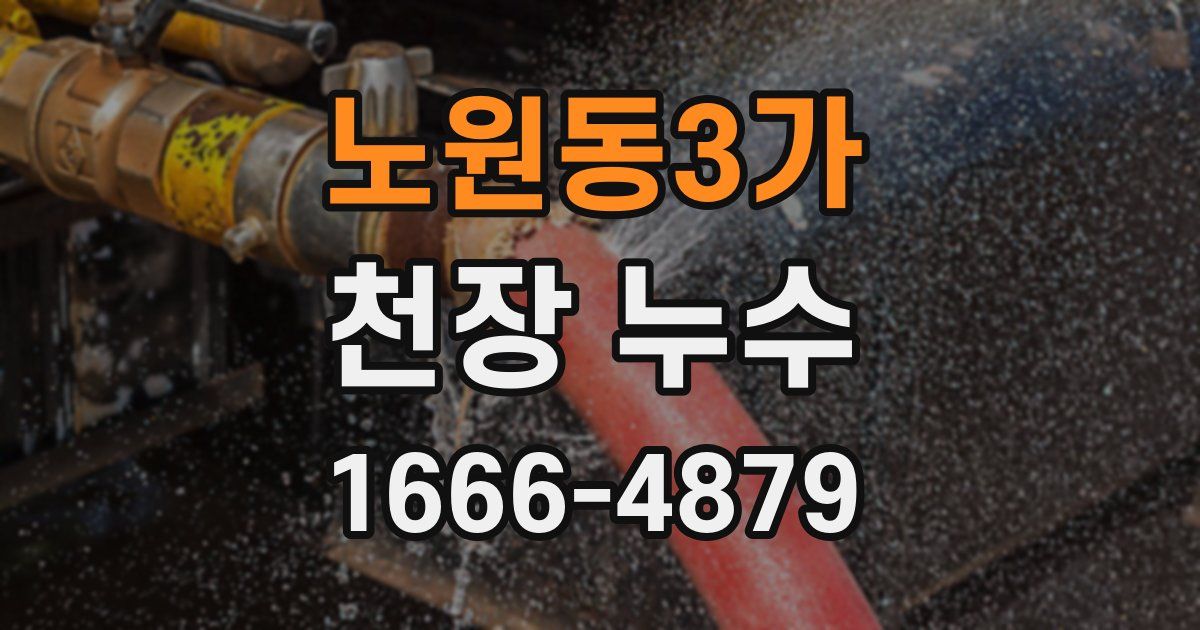 노원동3가 천장 누수