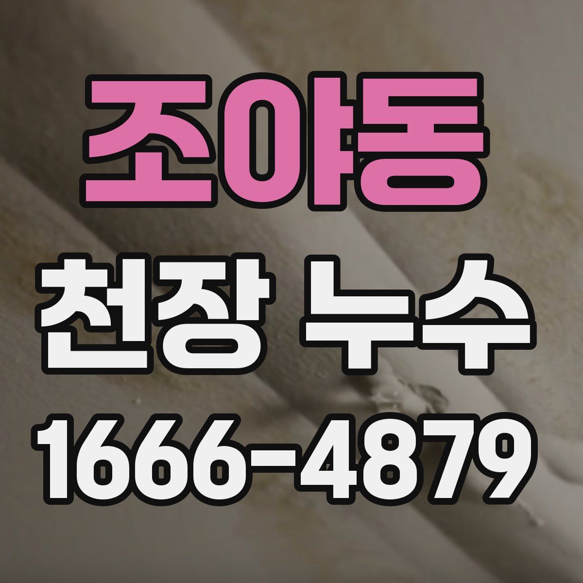 조야동 천장 누수