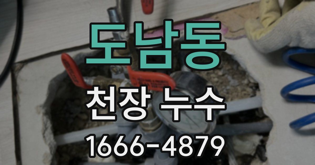 도남동 천장 누수