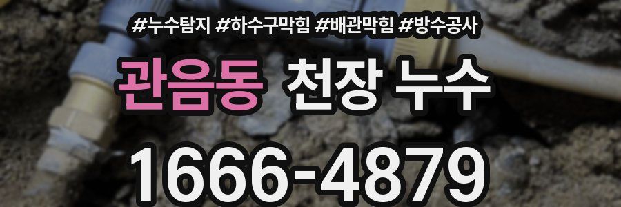 관음동 천장 누수