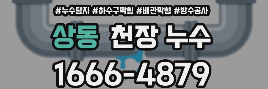 상동 천장 누수