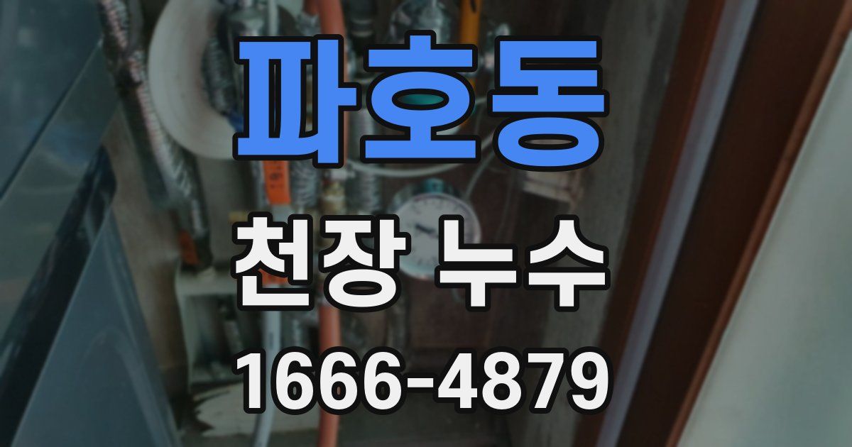 파호동 천장 누수