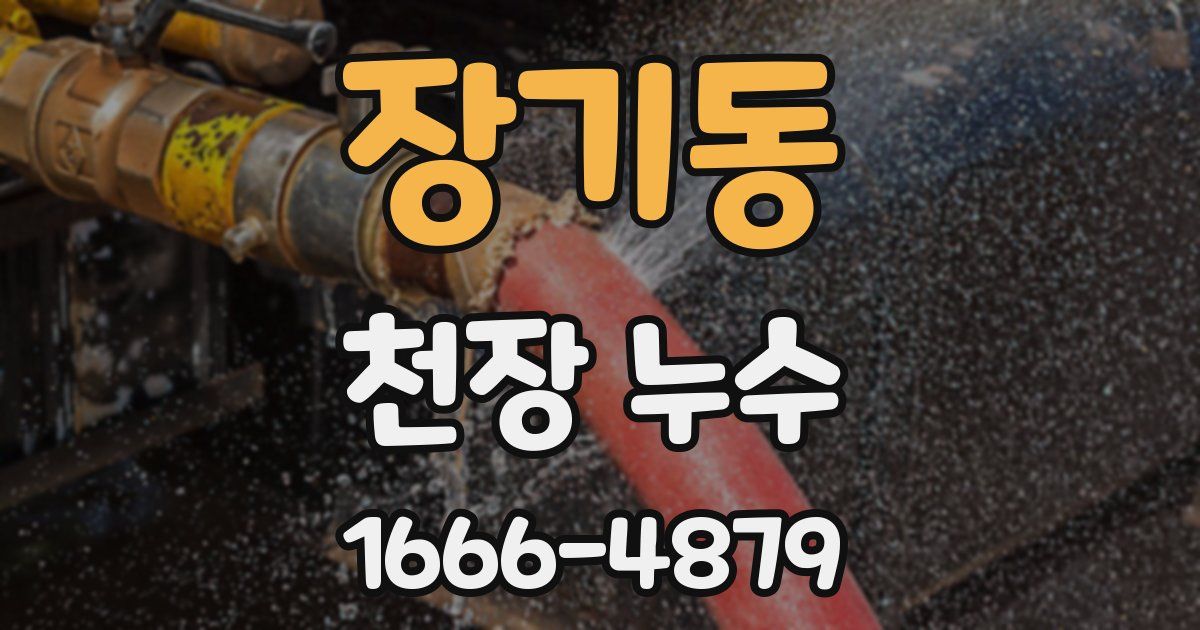 장기동 천장 누수