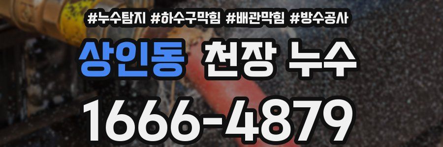상인동 천장 누수