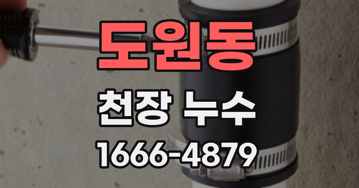 도원동 천장 누수