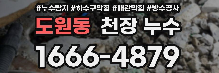 도원동 천장 누수