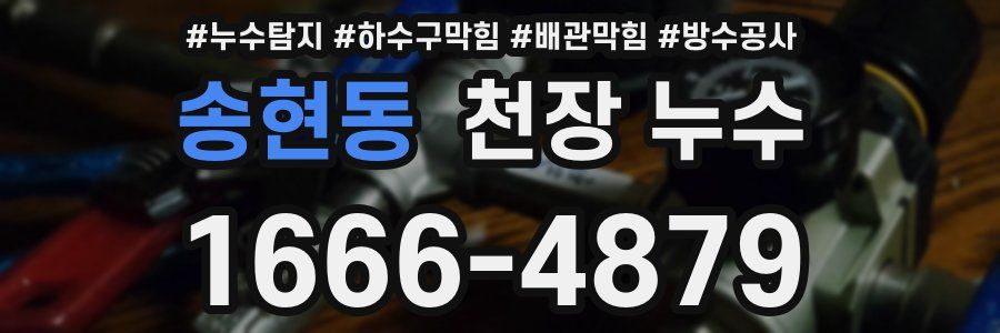 송현동 천장 누수