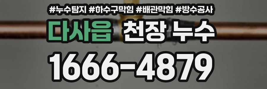 다사읍 천장 누수