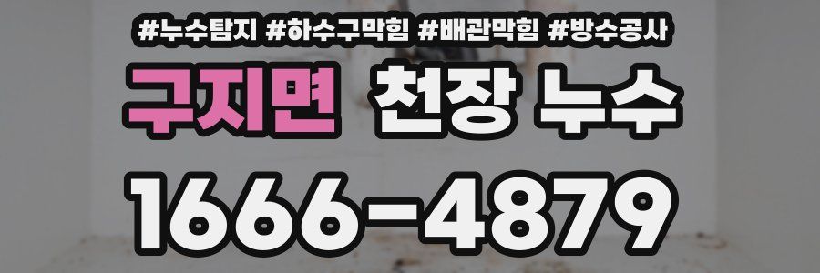 구지면 천장 누수