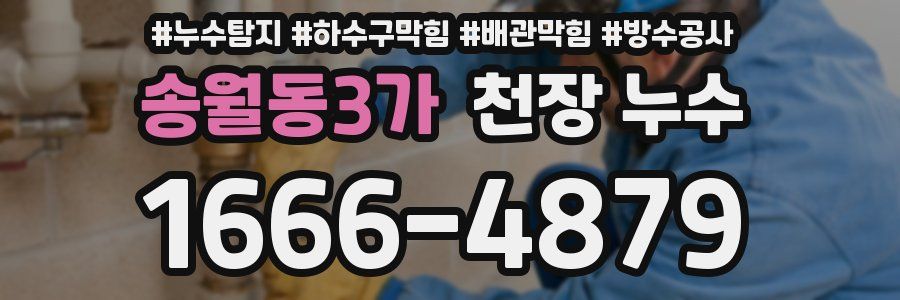 송월동3가 천장 누수