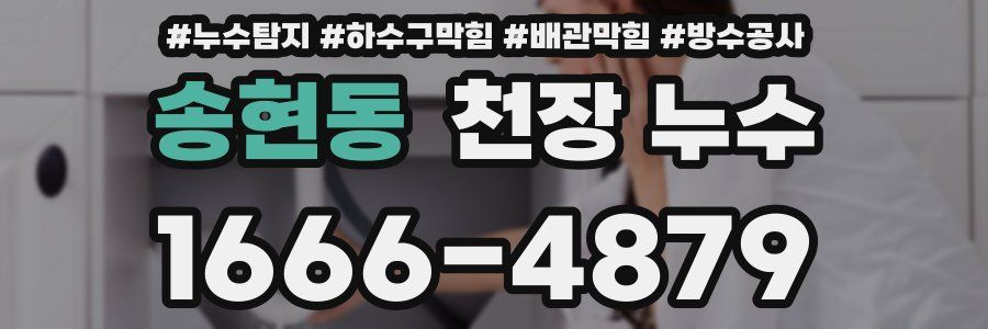송현동 천장 누수