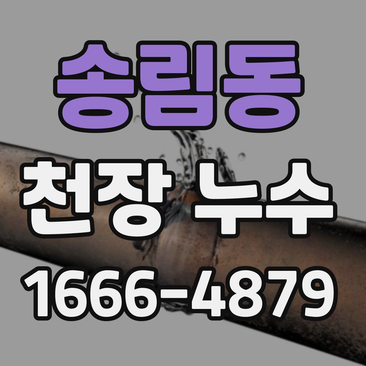 송림동 천장 누수
