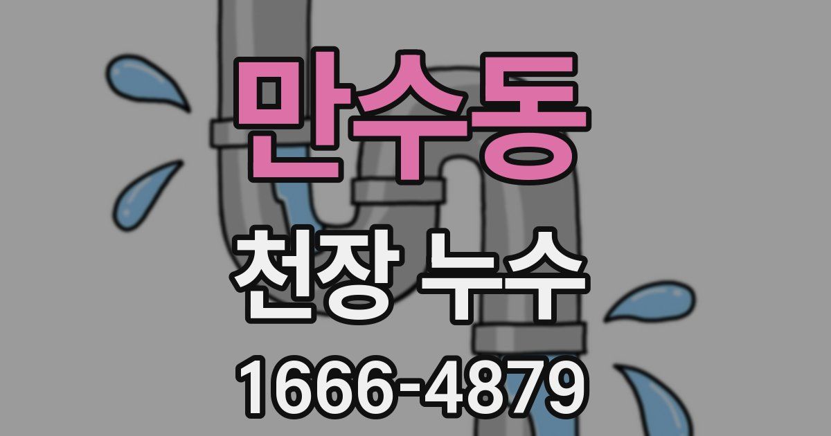 만수동 천장 누수
