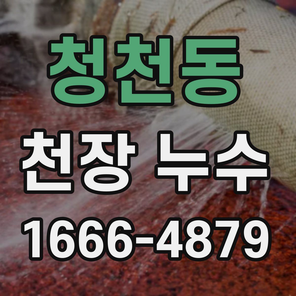 청천동 천장 누수