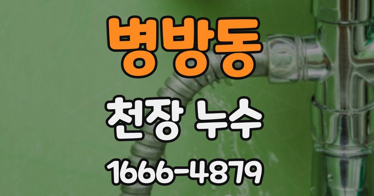 병방동 천장 누수