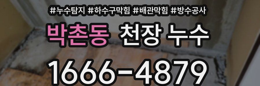 박촌동 천장 누수