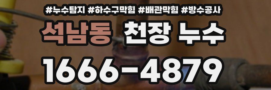 석남동 천장 누수