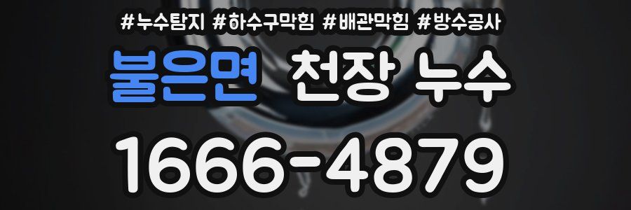 불은면 천장 누수