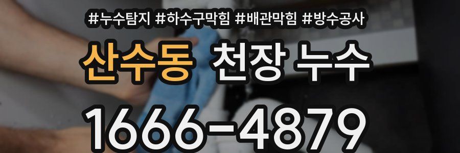 산수동 천장 누수