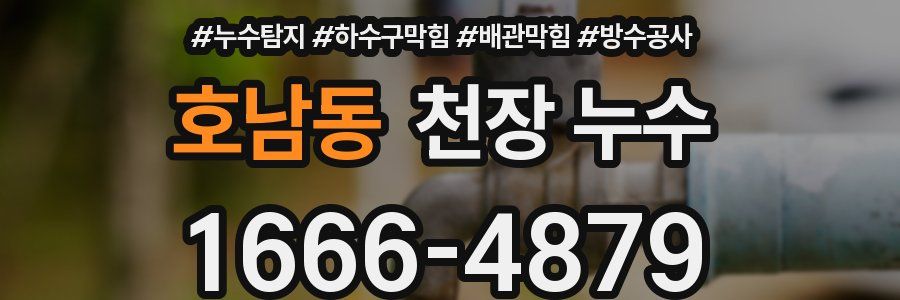 호남동 천장 누수