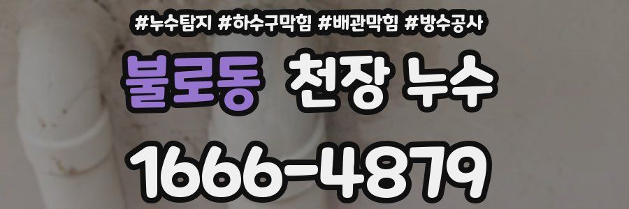 불로동 천장 누수