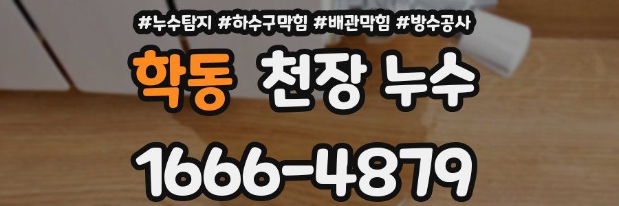 학동 천장 누수