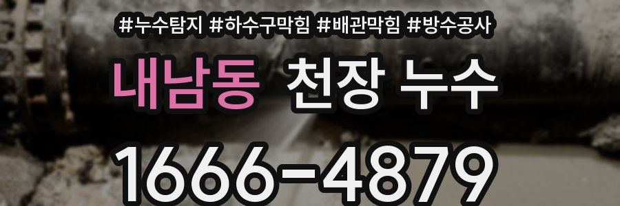 내남동 천장 누수