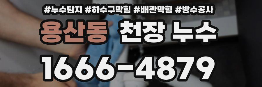 용산동 천장 누수