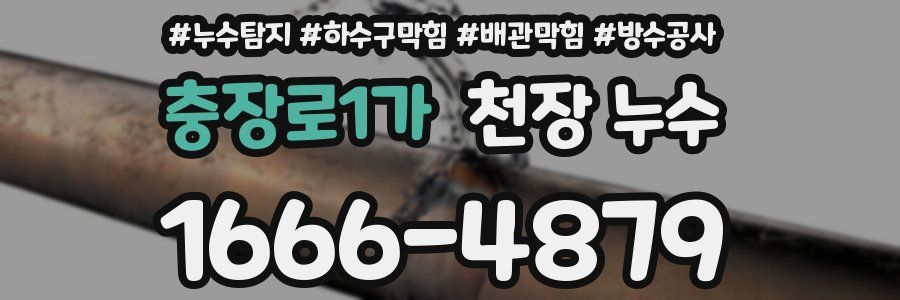 충장로1가 천장 누수
