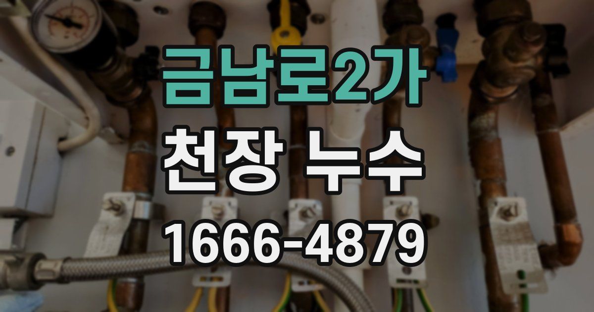 금남로2가 천장 누수