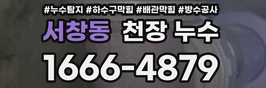 서창동 천장 누수