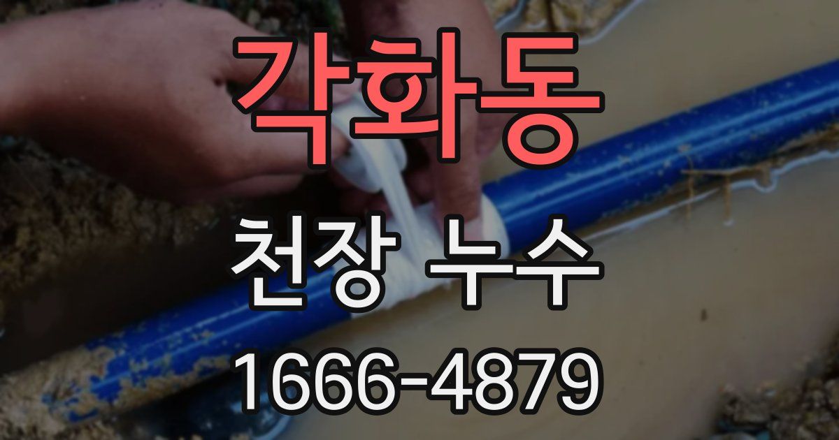 각화동 천장 누수