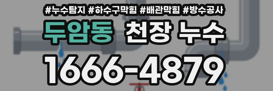 두암동 천장 누수