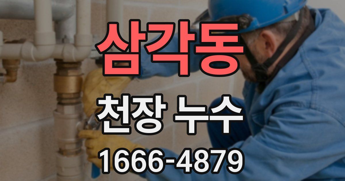 삼각동 천장 누수